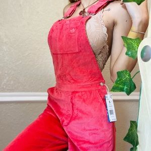 adidas corduroy overalls